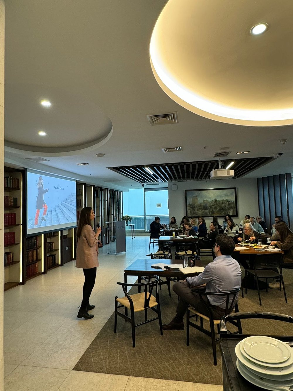 Charla de estilo de vida saludable en el estudio de abogados Carey