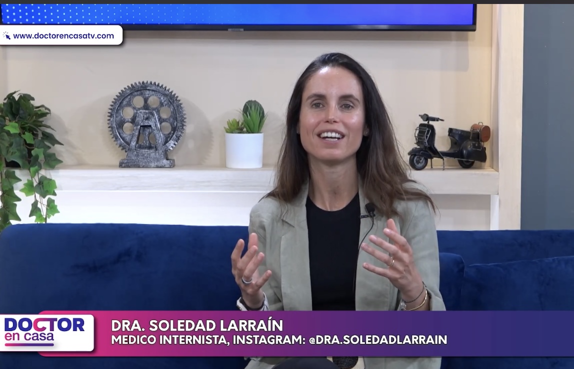 Programa Doctor en casa, conversación con la Dra. Soledad Larraín
